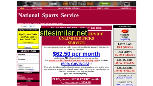 nationalsportsservice.com alternative sites