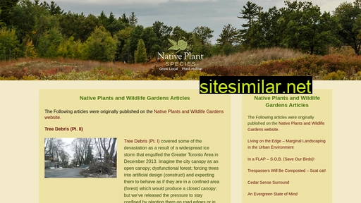nativeplantspecies.com alternative sites