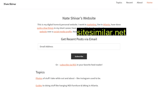nateshivar.com alternative sites
