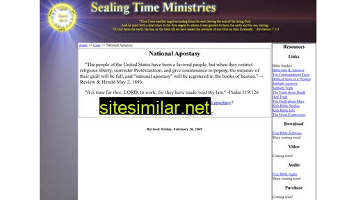 nationalapostasy.com alternative sites