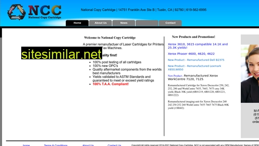 nationalcopycartridge.com alternative sites