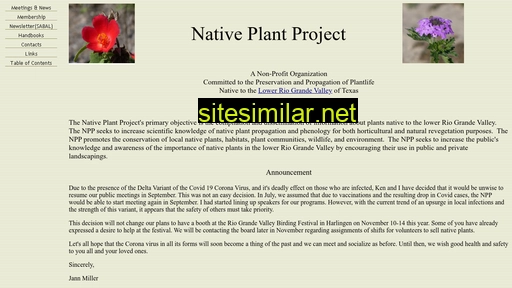 Nativeplantproject similar sites