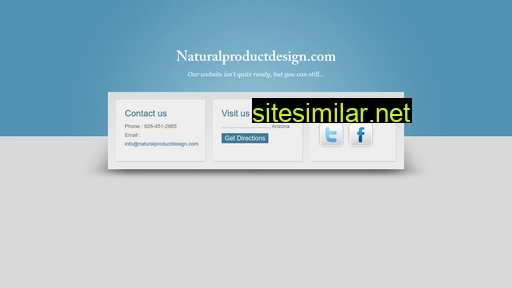 naturalproductdesign.com alternative sites