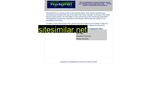 naturalwashingtondc.com alternative sites