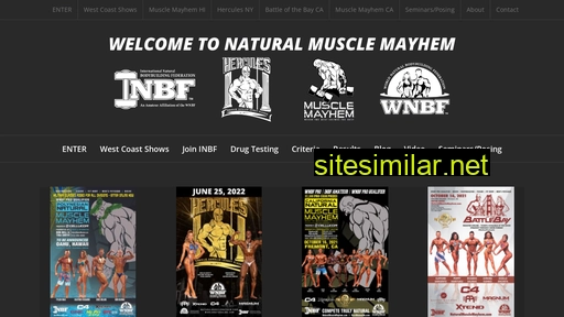 naturalmusclemayhem.com alternative sites