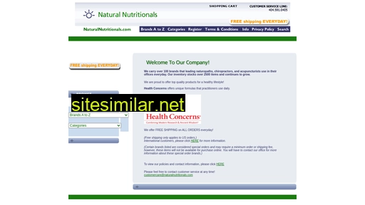 naturalnutritionals.com alternative sites