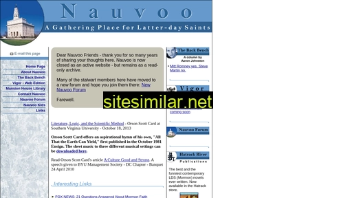 nauvoo.com alternative sites