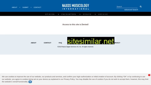Naxosmusicology similar sites