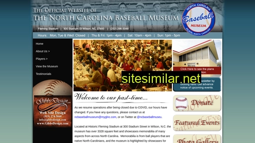 ncbaseballmuseum.com alternative sites