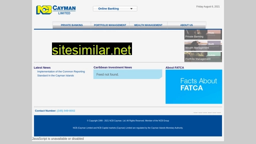 ncbcayman.com alternative sites