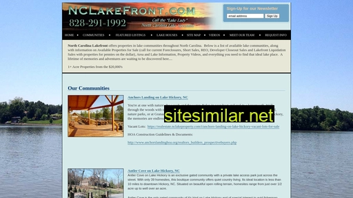 nclakefront.com alternative sites