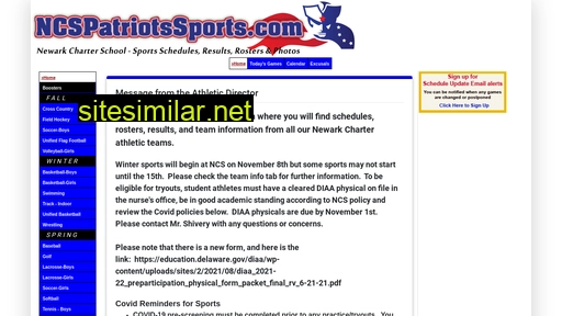 ncspatriotssports.com alternative sites