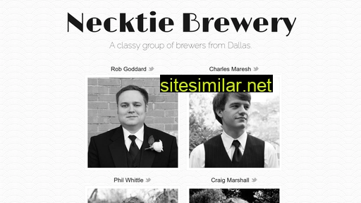 Necktiebrewery similar sites