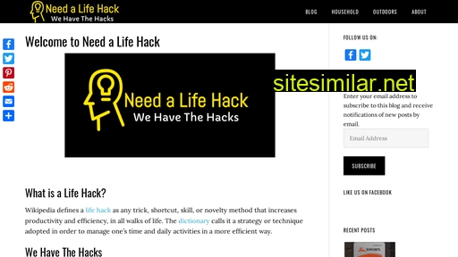 needalifehack.com alternative sites
