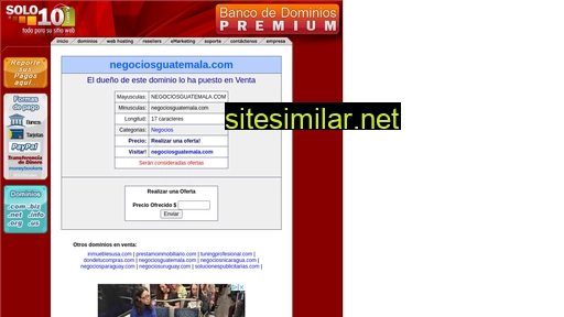 negociosguatemala.com alternative sites
