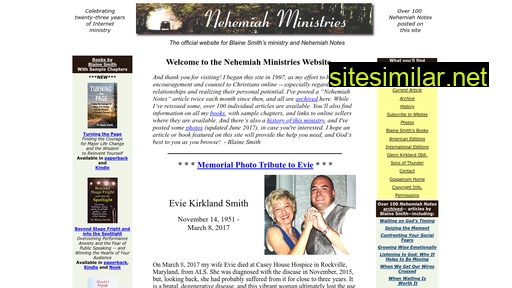 Nehemiahministries similar sites