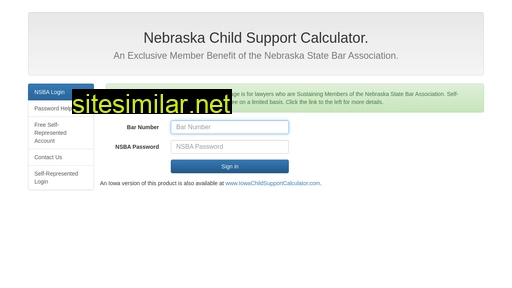 ne.childsupportcalculator.com alternative sites