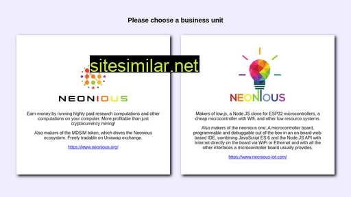 neonious.com alternative sites