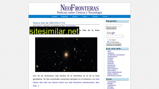 neofronteras.com alternative sites