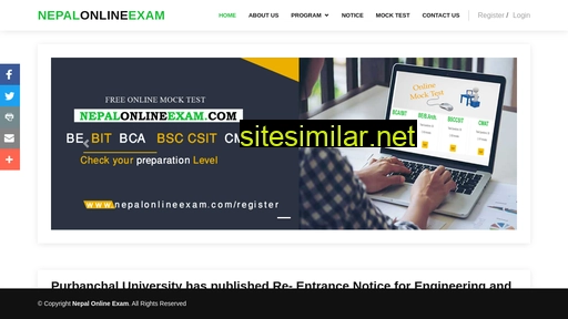 nepalonlineexam.com alternative sites