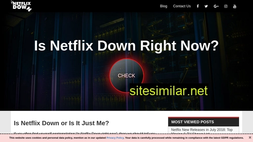 netflixdown.com alternative sites