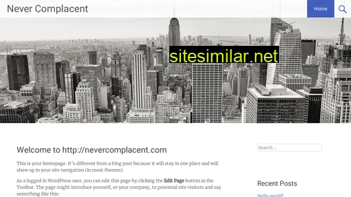 nevercomplacent.com alternative sites