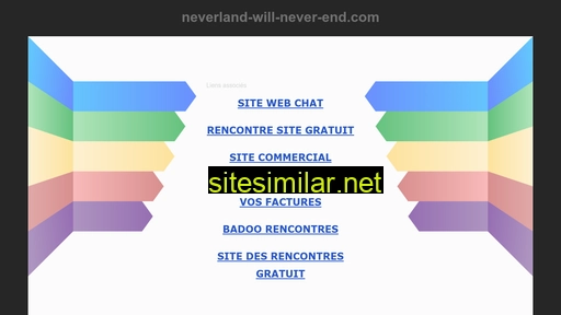 Neverland-will-never-end similar sites