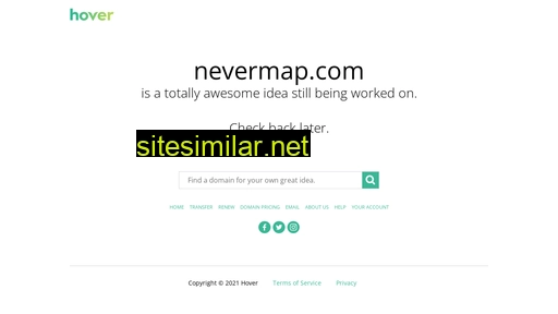 Nevermap similar sites