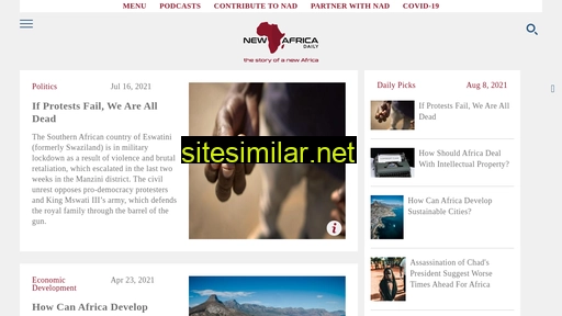Newafricadaily similar sites