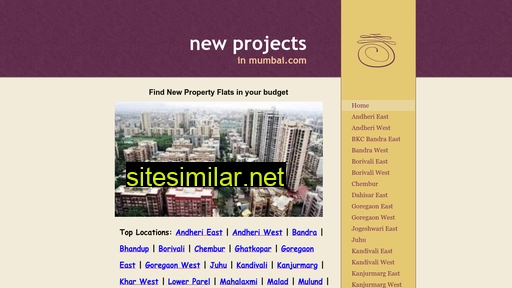 Newprojectsinmumbai similar sites