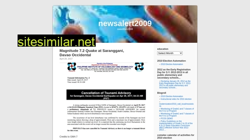 Newsalert2009 similar sites