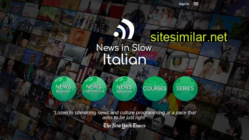 newsinslowitalian.com alternative sites