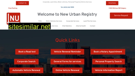 newurbanregistry.com alternative sites