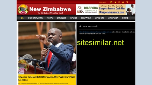 Newzimbabwe similar sites
