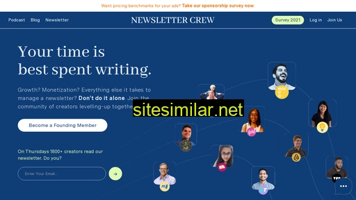newslettercrew.com alternative sites