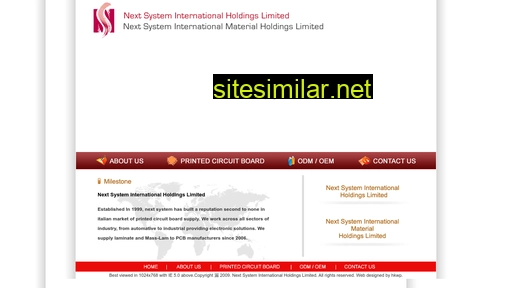 Nextsystem-hk similar sites