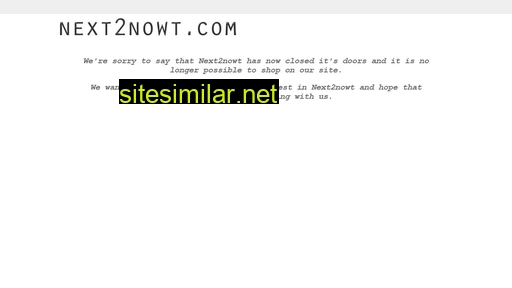 next2nowt.com alternative sites