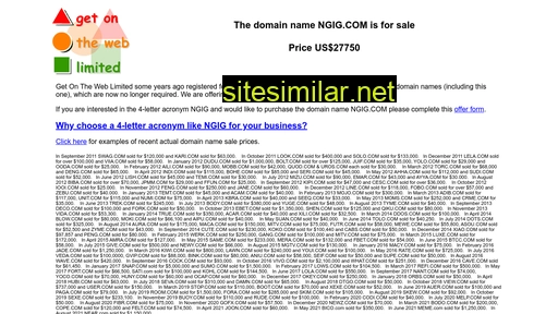 ngig.com alternative sites