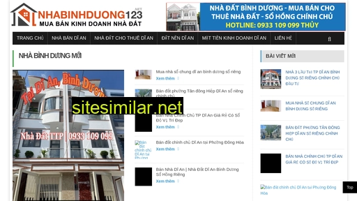 Nhabinhduong123 similar sites