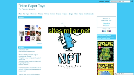 nicepapertoys.com alternative sites