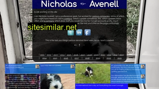 nicholasavenell.com alternative sites