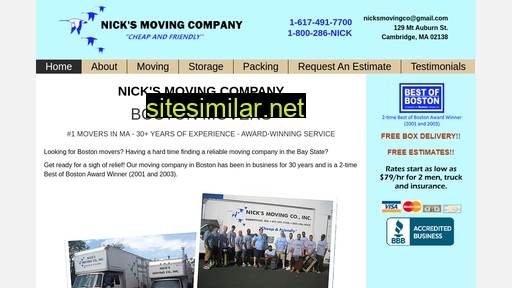 nicksmoving.com alternative sites