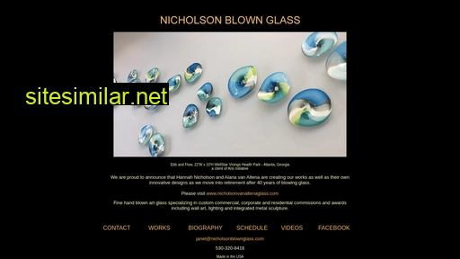 nicholsonblownglass.com alternative sites