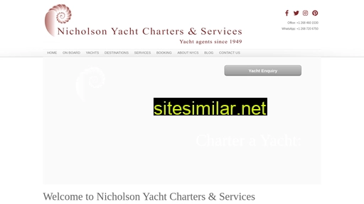 Nicholsoncharters similar sites