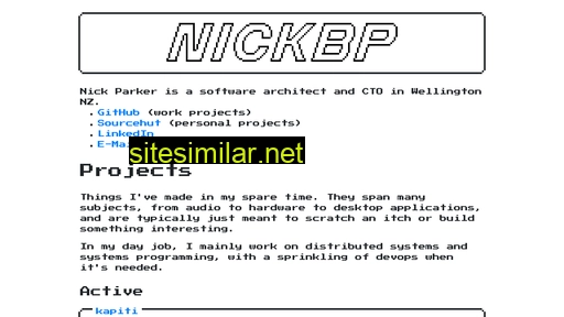 Nickbp similar sites