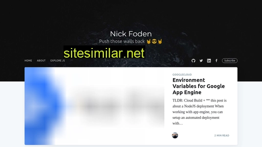 nickfoden.com alternative sites