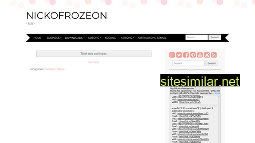 Nickofrozeon similar sites