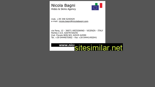 Nicolabagni similar sites