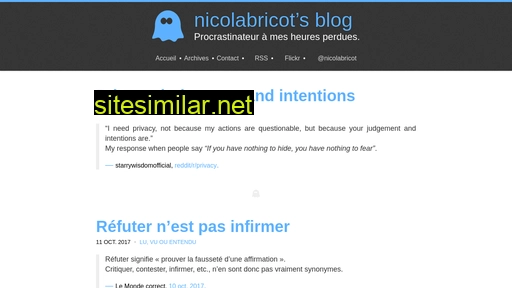 nicolabricot.com alternative sites