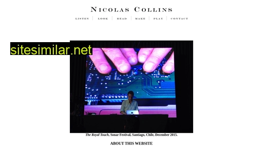 nicolascollins.com alternative sites